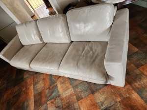 Freedom leather couch offers want gone