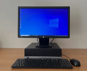 HP EliteDesk Computer 800G3 Intel i5-3.4GHz 22in Monitor KeyboardMouse