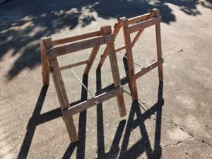 Folding table supports $10 pair