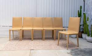 Bottega Dining Chairs Set of 6: Renzo Fauciglietti & Graziella Bianchi