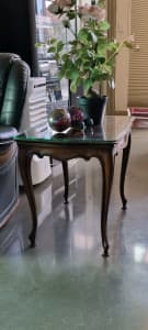 Elegant dark timber coffee table