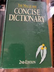 Macquarie concise dictionary, second edition 