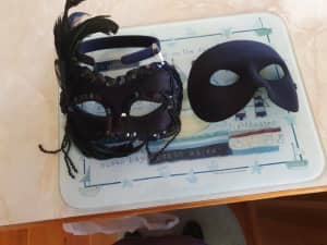 masquerade masks $10 each