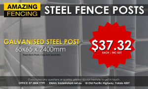 Galvanised Steel Posts - Premium Quality