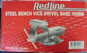 Red Line Gripwell ISO 9002 Swivel Steel Bench Vise