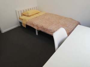 White furnished single bedroom @ Brand NEW house !!