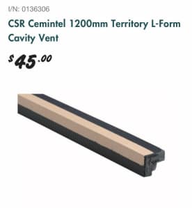 Cementil CSR vermin Control angle strips for Tertiary Panels