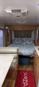 Opal triple bunk bed caravan