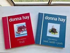 Donna Hay Simple Essentials Cookbooks - Fruit & Beef, Lamb and Pork