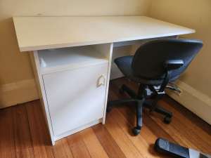 Desk, chair, beds on sale