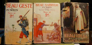 P. C. Wren BEAU GESTE Sabreur Idel French Foreign legion Booksx3 1920s