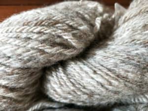 Handspun Western Australian Yarn. No dyes, chemicals or airmiles. EE2