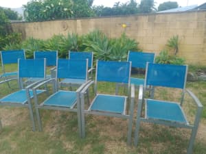 Outdoor Chairs aluminum frames