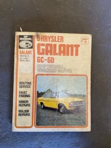 Chrysler Galant GC GD hardcover workshop manual