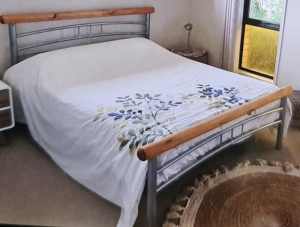 DOUBLE BED AND MATTRESS 