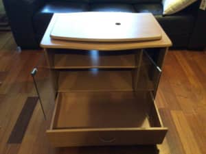 Ikea TV stand with swivel mount