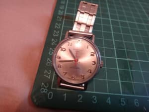 waverly swiss 17 jewels shock protection vintage in working condition