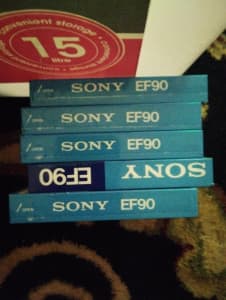 Sony blank cassettes 5 not opened