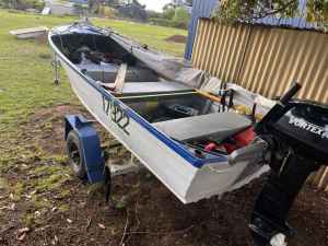 13ft tinnie 15hp outboard