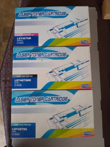 3x Laser Toner Cartridges NEW (Black, Cyan, Magenta) - CLP230N/325