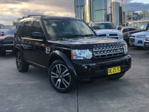 2013 Land Rover Discovery 4 Series 4 L319 MY13 SDV6 HSE Black 8 Speed Sports Automatic Wagon