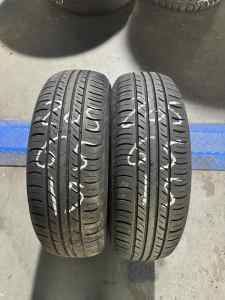 Second hand 2x 205/65R15 tyres