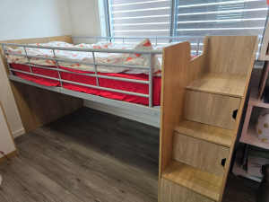 Kids Bunk Bed with Storage