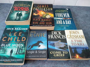 7 Mystery/Thrillers Books for $5 Total