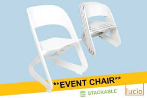 Oda Event Chair - 2 Space Saving Stacking Options!
