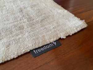 Freedom silver floor rug