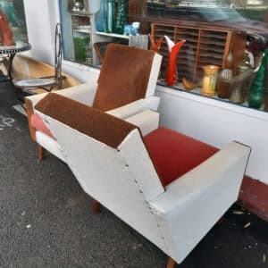 Retro modern vintage armchairs Cooks Hill Newcastle Area Preview