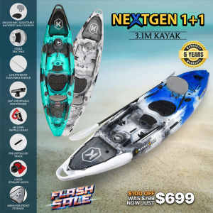 Fishing Kayaks Single & Tandem Kayak For Sale in Maroochydore New
