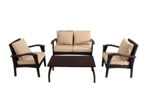 PE Wicker Outdoor GardenPatio FurnitureSofa Suite HONOLULU Chair