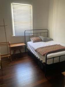 double bed frame PLUS mattress