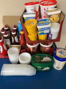 Many plastic containers/trays -various for all kinds of uses