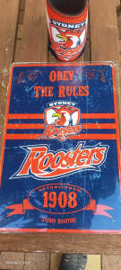 Roosters NRL Bar Sign 