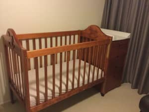 Mali Cot with matching Change Table