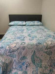 Used once King/queen coverlet