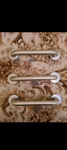 EXTRA SUPPORT HAND RAILS x 3 STAINLESS STEEL 