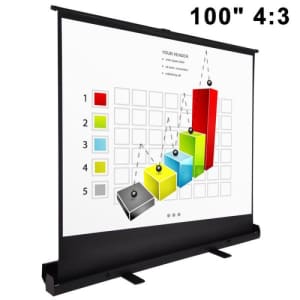 100 Pull Up Portable Office Projection Projector Screen (4:3) 75502