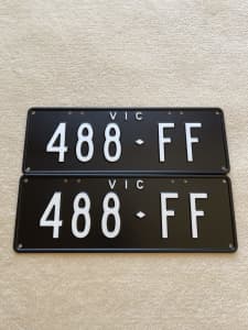Ferrari 488 VIC Victoria Number Plate “488FF”