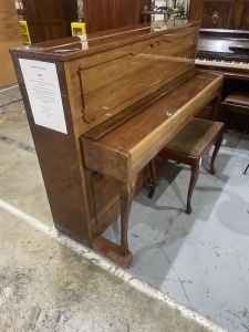 Yamaha Piano Walnut with French Provincial designs