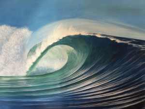 Painting - Bali ocean wave