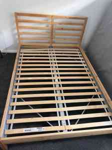 Ikea double bed +mattress