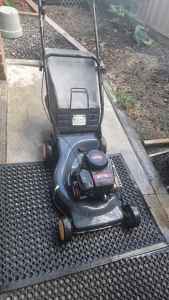 Petrol lawnmower used 