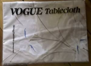 Vintage Round Vogue Tablecloth unused