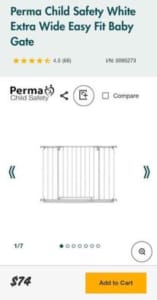 Perma extra large baby gate