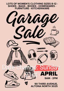 Clothing Sale - Sunday 21st April - Altona North