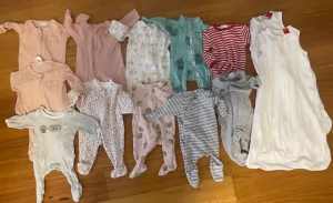 girls baby clothes bundle