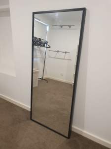 Large Rectangle Mirror, black frame